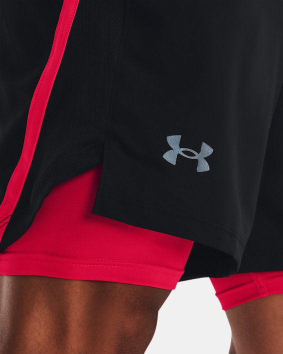 Herren UA Launch Run 2-in-1-Shorts, Black, pdpMainDesktop image number 3